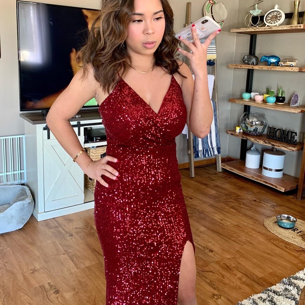 Prom dress, used only one time. Its really gorgeous dress  good for petite girl
